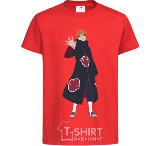 Kids T-shirt Akatsuki man red фото