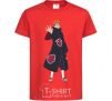 Kids T-shirt Akatsuki man red фото