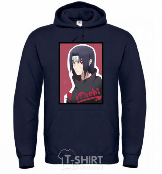 Men`s hoodie Itachi navy-blue фото