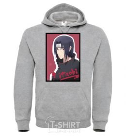 Men`s hoodie Itachi sport-grey фото