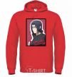 Men`s hoodie Itachi bright-red фото