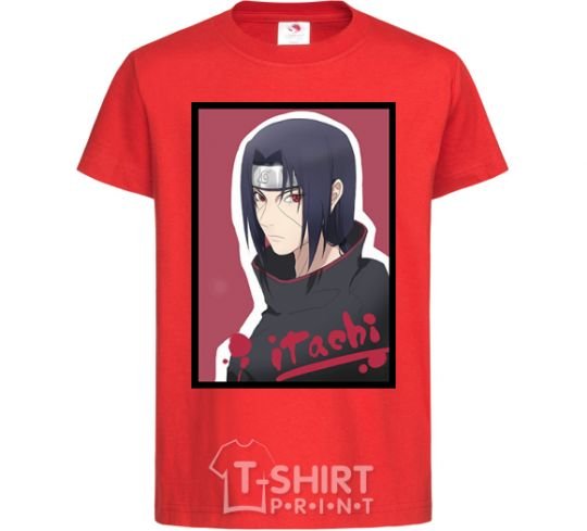 Kids T-shirt Itachi red фото