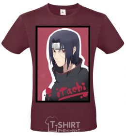 Men's T-Shirt Itachi burgundy фото