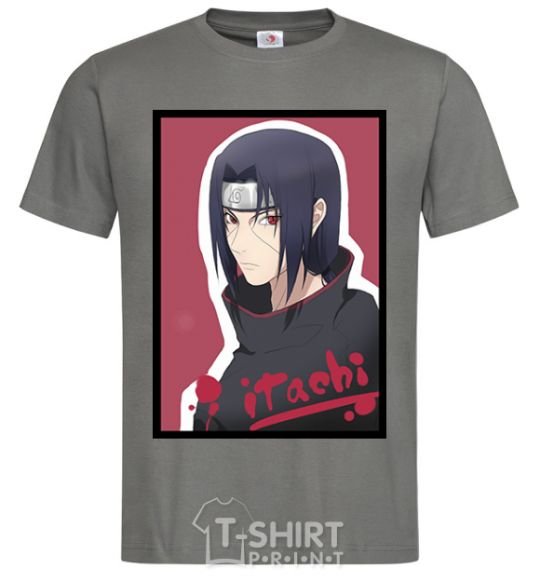 Men's T-Shirt Itachi dark-grey фото