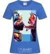 Women's T-shirt Kakashi Hatake and the SEAL royal-blue фото