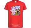 Kids T-shirt Luntik and friends red фото