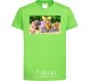 Kids T-shirt Luntik and all orchid-green фото