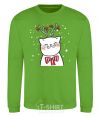 Sweatshirt Deer Cat orchid-green фото