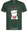 Men's T-Shirt Deer Cat bottle-green фото