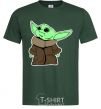 Мужская футболка Малыш Йода V.1 Темно-зеленый фото
