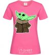 Women's T-shirt Little Yoda V.1 heliconia фото