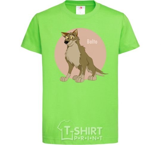 Kids T-shirt Balto orchid-green фото