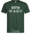 Мужская футболка Led Zeppelin Logo Темно-зеленый фото
