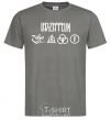 Men's T-Shirt Led Zeppelin Logo dark-grey фото