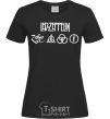 Women's T-shirt Led Zeppelin Logo black фото