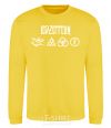 Sweatshirt Led Zeppelin Logo yellow фото