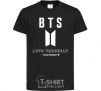 Kids T-shirt BTS Love yourself black фото