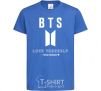 Kids T-shirt BTS Love yourself royal-blue фото