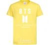 Kids T-shirt BTS Love yourself cornsilk фото