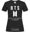 Women's T-shirt BTS Love yourself black фото