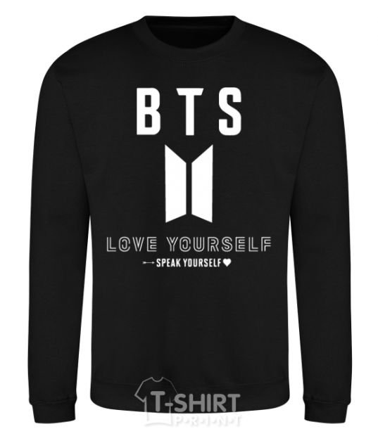 Sweatshirt BTS Love yourself black фото