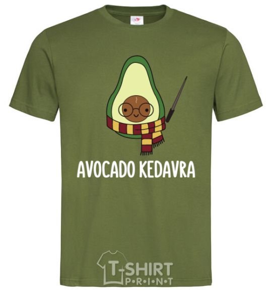 Men's T-Shirt Аvocado cedavra millennial-khaki фото