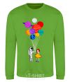 Sweatshirt Astronaut with balloons orchid-green фото