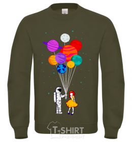 Sweatshirt Astronaut with balloons sand фото