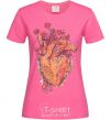 Women's T-shirt Heart flowers heliconia фото