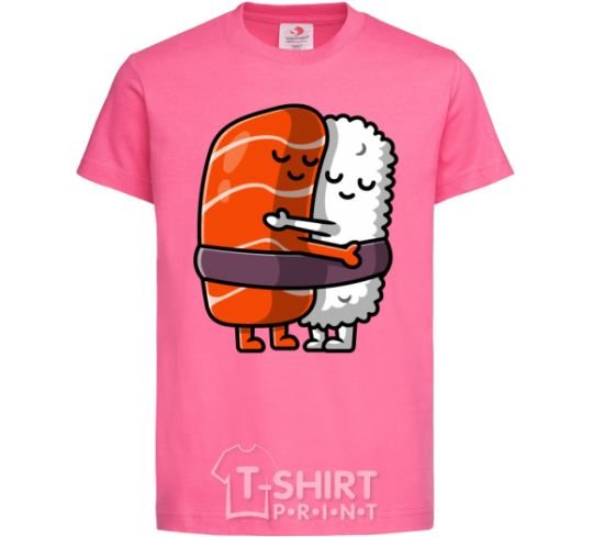 Kids T-shirt Sushi hugs heliconia фото