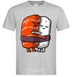 Men's T-Shirt Sushi hugs grey фото