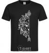 Men's T-Shirt The lion's paired black фото