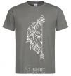 Men's T-Shirt The lion's paired dark-grey фото