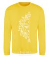 Sweatshirt The lion's paired yellow фото