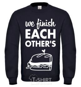 Sweatshirt Sandwich pair left black фото