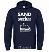 Men`s hoodie Sandwich pair right navy-blue фото