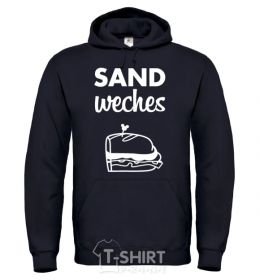 Men`s hoodie Sandwich pair right black фото