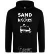 Men`s hoodie Sandwich pair right black фото