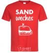 Men's T-Shirt Sandwich pair right red фото