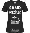 Women's T-shirt Sandwich pair right black фото