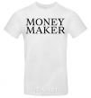 Мужская футболка Money maker Белый фото