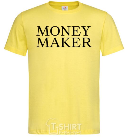 Men's T-Shirt Money maker cornsilk фото