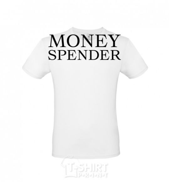 Мужская футболка Money spender Белый фото