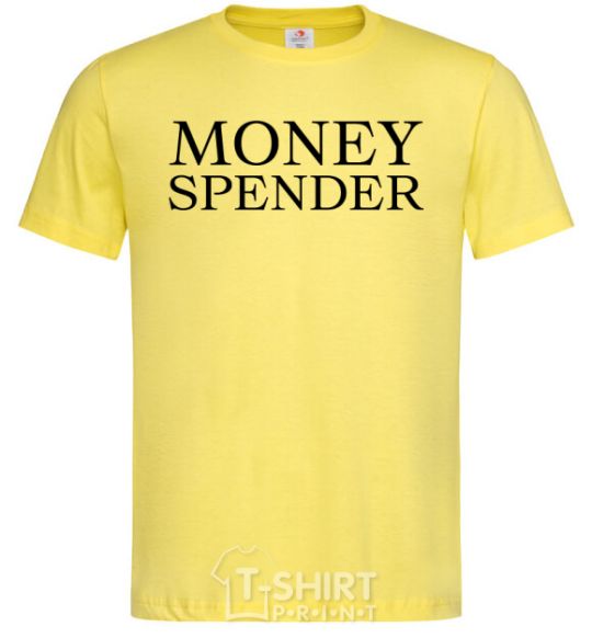 Men's T-Shirt Money spender cornsilk фото