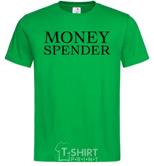 Мужская футболка Money spender Зеленый фото