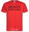 Мужская футболка Money spender Красный фото