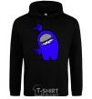 Men`s hoodie Among us blue black фото