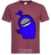 Men's T-Shirt Among us blue burgundy фото