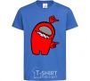 Kids T-shirt Among us red royal-blue фото