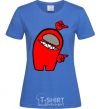 Women's T-shirt Among us red royal-blue фото